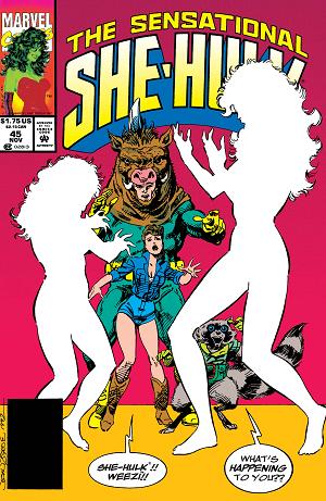 Sensational She-Hulk #45 cover