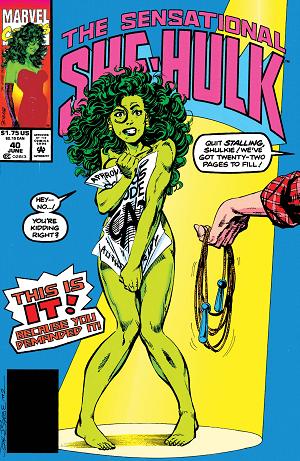 Sensational She-Hulk #40 cover