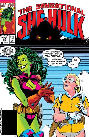 Sensational She-Hulk #42 cover