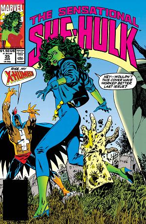 Sensational She-Hulk #35 cover