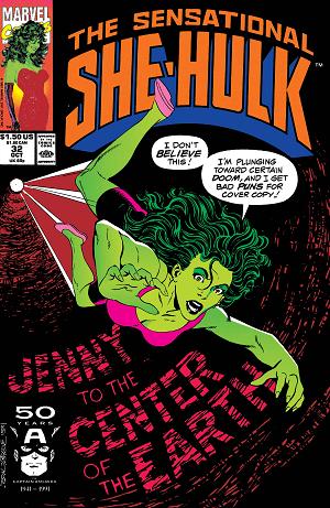 Sensational She-Hulk #32 cover