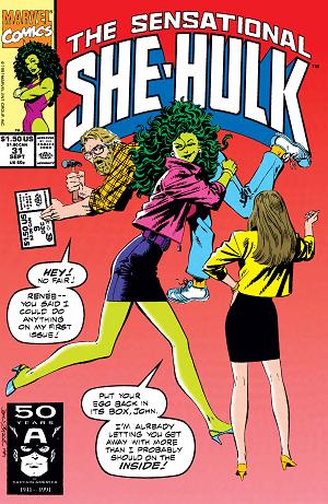 Sensational She-Hulk #31 cover