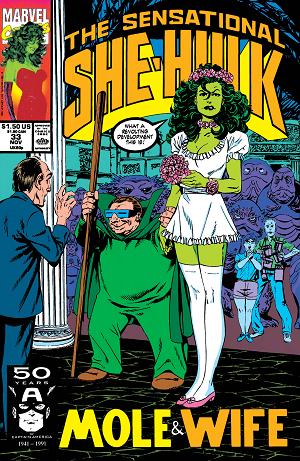 Sensational She-Hulk #33 cover