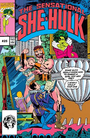Sensational She-Hulk #25 cover
