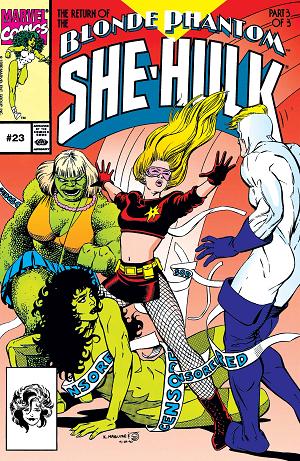 Sensational She-Hulk #23 cover