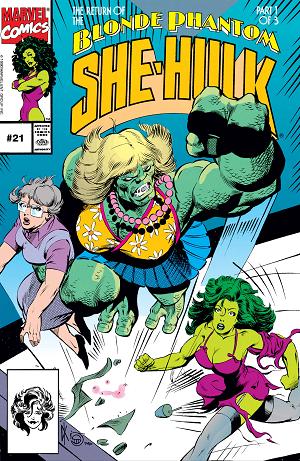 Sensational She-Hulk #21 cover