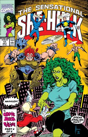Sensational She-Hulk #17 cover