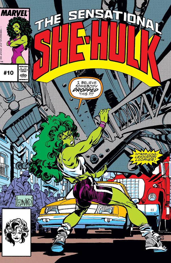 Sensational She-Hulk #10  cover