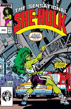 Sensational She-Hulk #10  cover