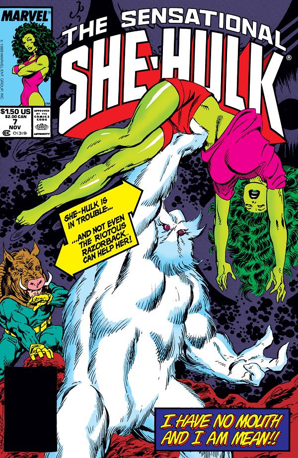 Sensational She-Hulk #7  cover