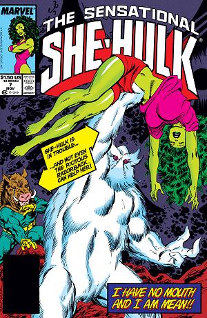 Sensational She-Hulk #7  cover