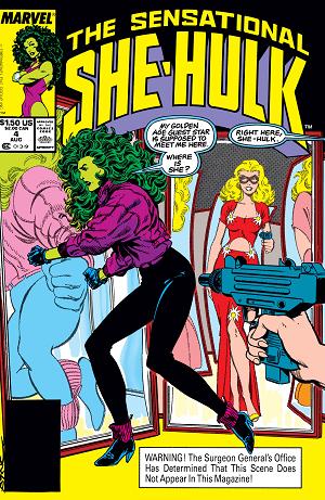Sensational She-Hulk #4  cover