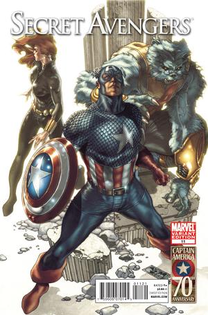 Secret Avengers #11 (CAPTAIN AMERICA 70TH ANNIVERSARY cover