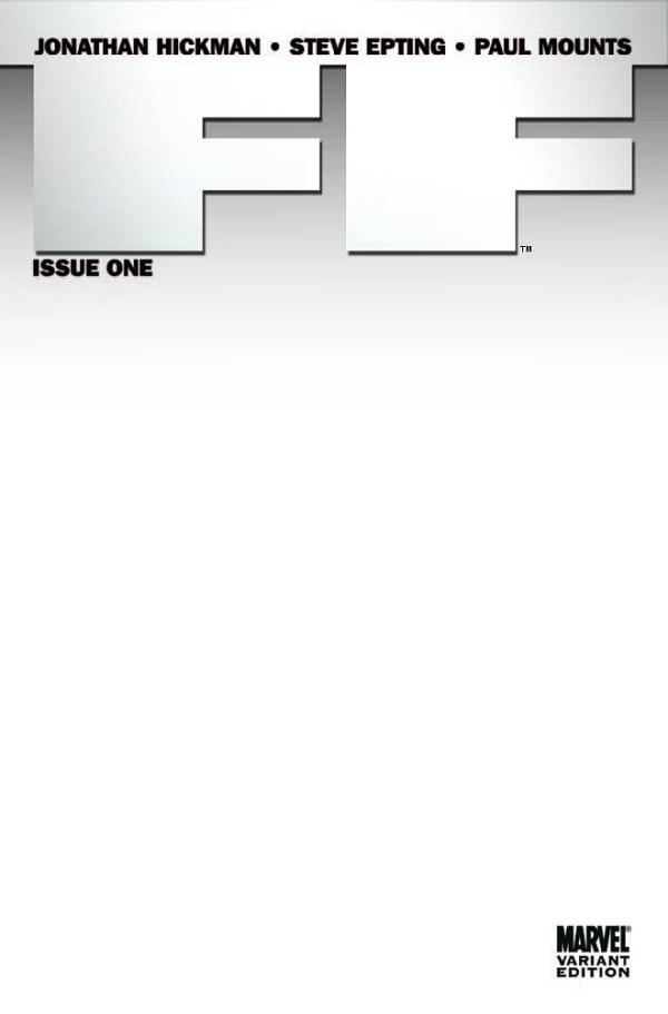 FF #1 (BLANK COVER cover
