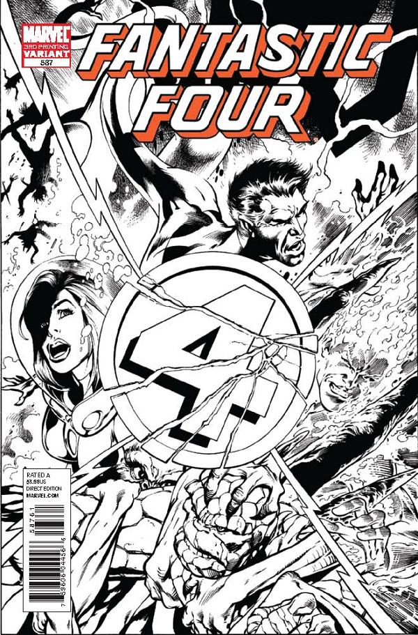 Fantastic Four #587  cover
