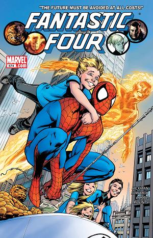Fantastic Four #574 cover