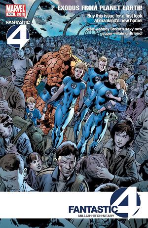 Fantastic Four #555  cover
