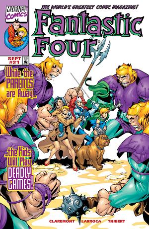 Fantastic Four #21  cover