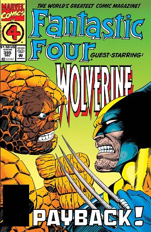 Fantastic Four #395  cover