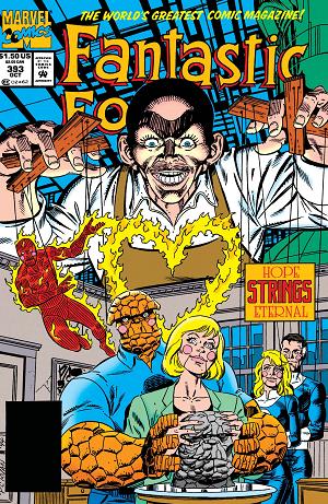 Fantastic Four #393  cover