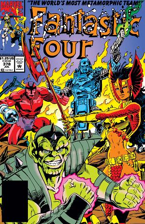 Fantastic Four #378  cover