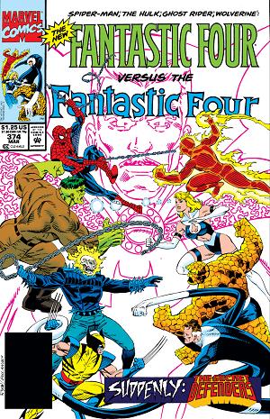 Fantastic Four #374  cover