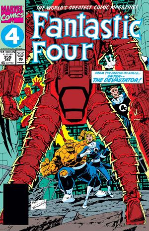 Fantastic Four #359  cover
