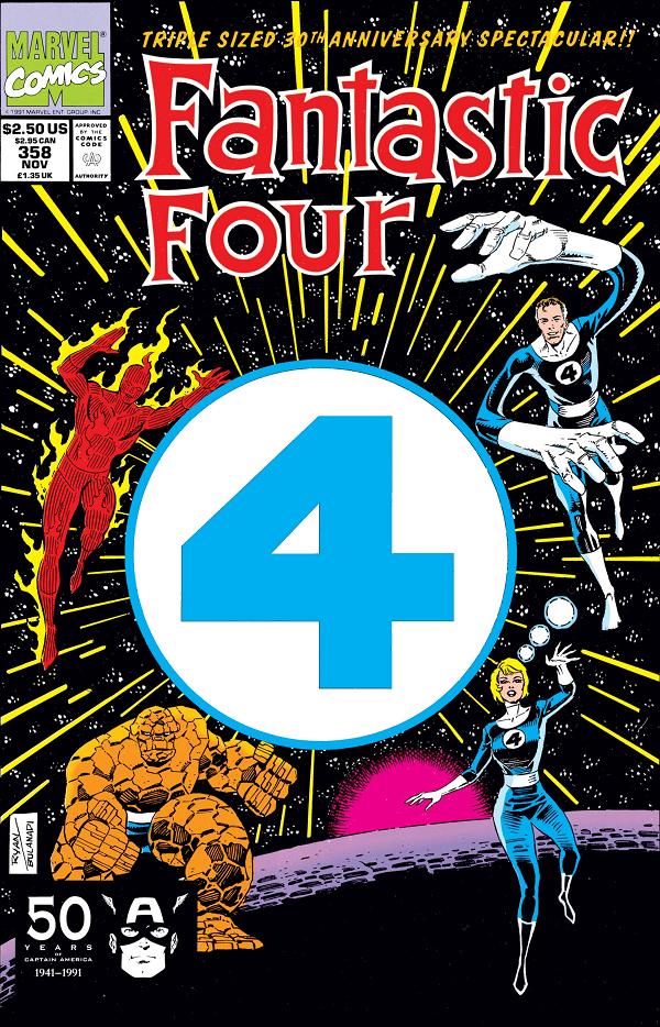 Fantastic Four #358  cover
