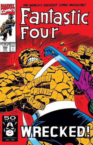 Fantastic Four #355 cover