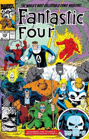 Fantastic Four #349 cover
