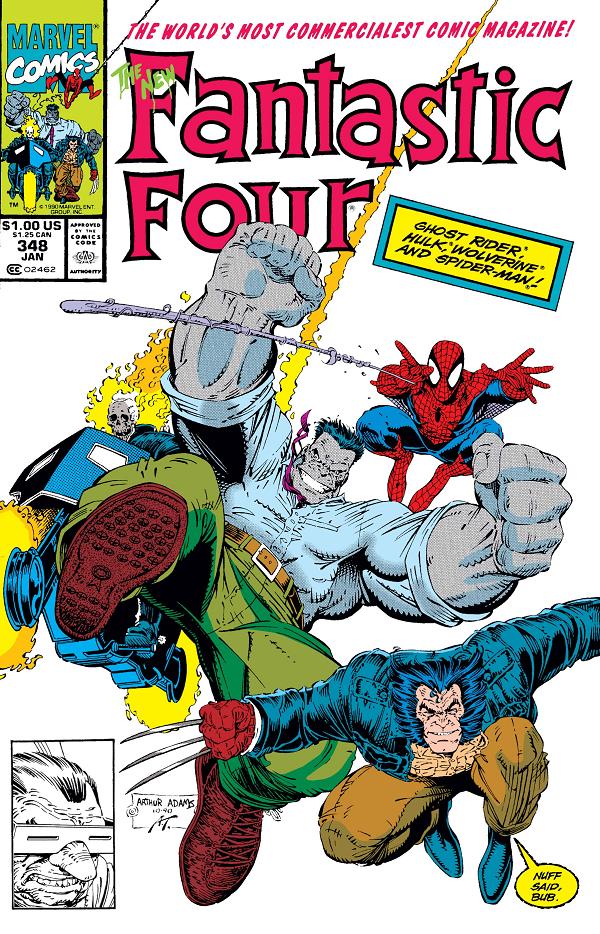 Fantastic Four #348  cover