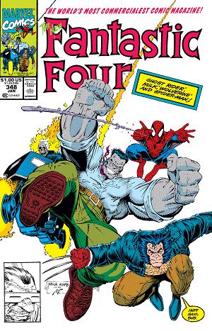 Fantastic Four #348 cover