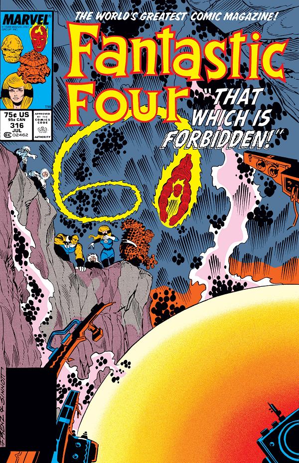 Fantastic Four #316  cover