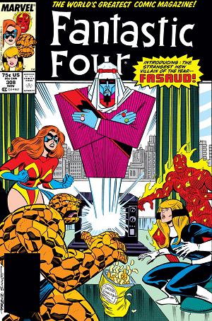 Fantastic Four #308  cover