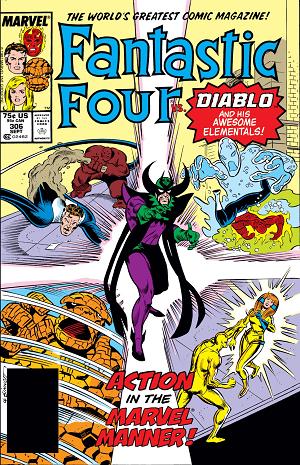 Fantastic Four #306  cover