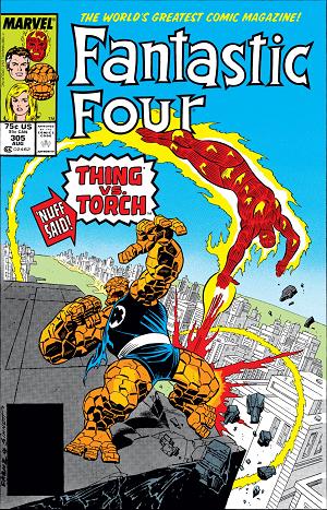 Fantastic Four #305  cover