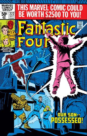 Fantastic Four #222  cover
