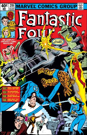 Fantastic Four #219  cover