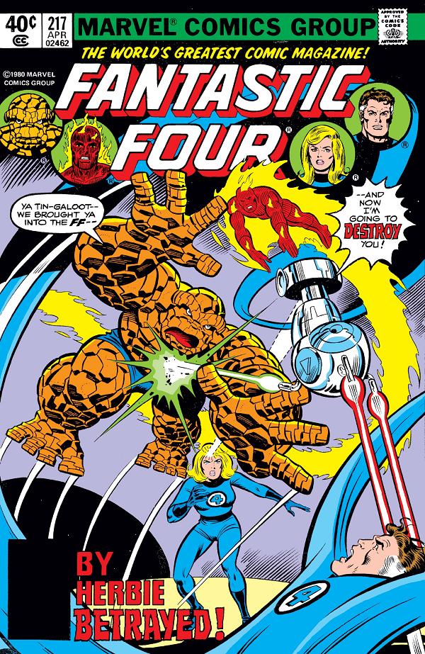 Fantastic Four #217  cover