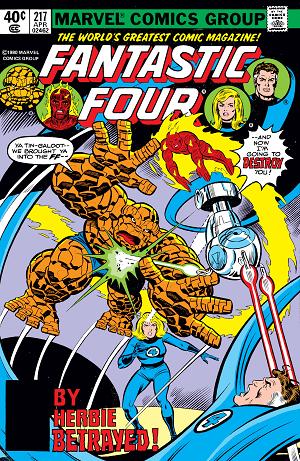 Fantastic Four #217  cover