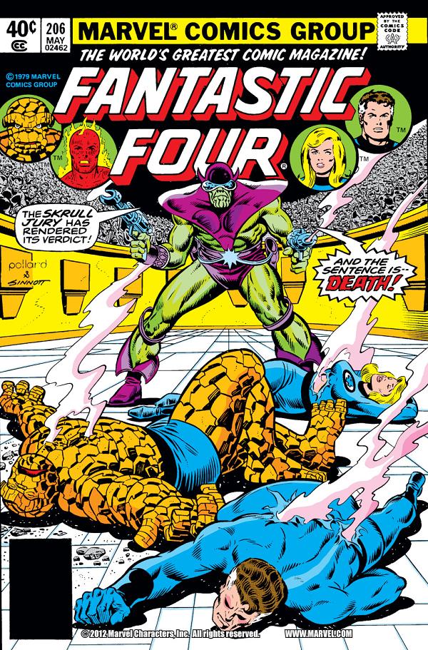 Fantastic Four #206  cover