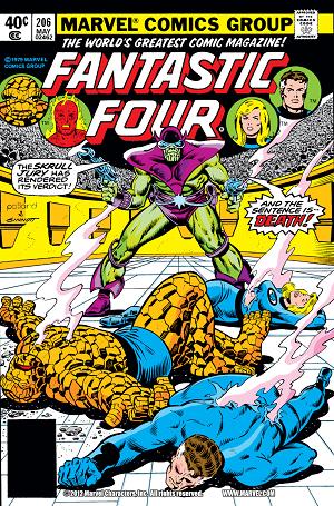 Fantastic Four #206  cover