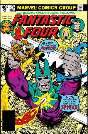 Fantastic Four #208  cover