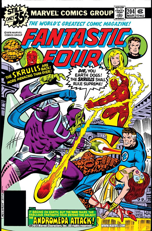 Fantastic Four #204  cover