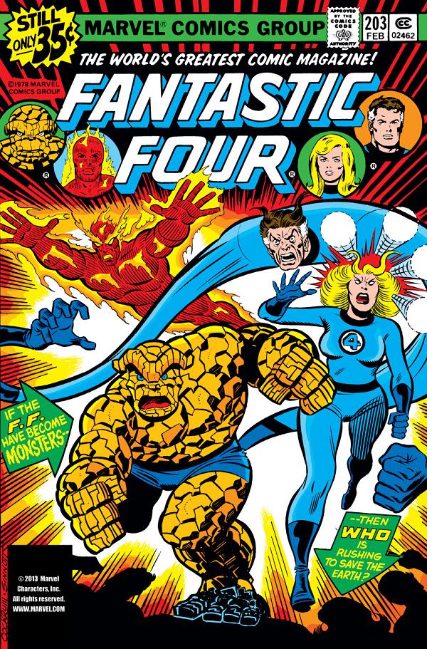 Fantastic Four #203  cover
