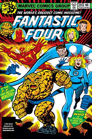 Fantastic Four #203  cover