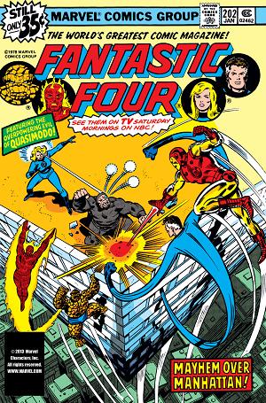 Fantastic Four #202  cover