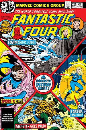Fantastic Four #201  cover