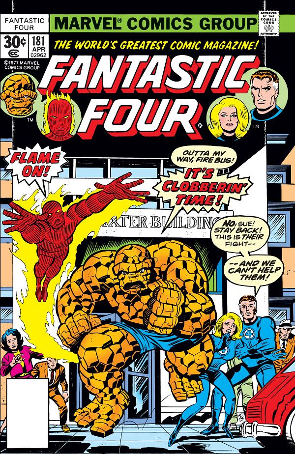 Fantastic Four #181  cover