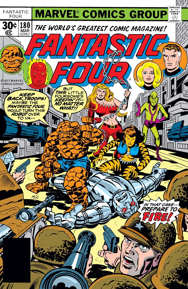 Fantastic Four #180  cover